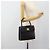 Céline CELINE Handtasche aus Leder Schwarz Gold Auth 185125 Golden - Ansicht 21