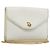 Borsa a tracolla con catena Christian Dior in pelle bianca e oro Auth BA13317 Bianco D'oro