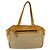 Borsa PRADA in tela Beige Gold Auth 184366 D'oro - vista 13