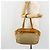 Borsa PRADA in tela Beige Gold Auth 184366 D'oro - vista 25