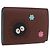 Cartera Compacta LOEWE Colaboración Studio Ghibli de Cuero Marrón Auth 184848SM Castaño Plata