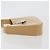 Borsa Salvatore Ferragamo Gancini in pelle vernice Beige Argento Auth BA13361A - vista 5