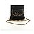 CHANEL Matelasse Chain Shoulder Bag Patent leather Black Gold CC Auth 184590SAM Nero D'oro - vista 12