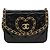 CHANEL Matelasse Chain Shoulder Bag Patent leather Black Gold CC Auth 184590SAM Nero D'oro - vista 13