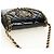 CHANEL Matelasse Chain Shoulder Bag Patent leather Black Gold CC Auth 184590SAM Nero D'oro - vista 6
