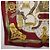 Hermès HERMES Carré 90 Sciarpa "RETRIERS" Seta Bordeaux Auth BA13192 Bordò - vista 8