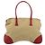 PRADA Tote Bag Canvas Beige Silber Auth bs35583 - Ansicht 13