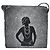 CHANEL Schultertasche aus Lammleder Schwarz mit silbernem CC Authentisch 184867SAM - Ansicht 13