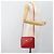 Borsa a tracolla Christian Dior in pelle rossa e oro Auth ep14679 Rosso D'oro - vista 22