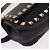 VALENTINO Marsupio con borchie in pelle nero e oro Auth BA13324A D'oro - vista 10