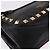 VALENTINO Marsupio con borchie in pelle nero e oro Auth BA13324A D'oro - vista 15