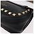VALENTINO Marsupio con borchie in pelle nero e oro Auth BA13324A D'oro - vista 16