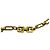 Collana Sautoir Givenchy Vintage con logo GG in smalto nero / marrone e catena dorata D'oro - vista 8