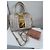Miu Miu Matelasse borsa in pelle beige Gold hardware - vista 15