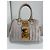 Miu Miu Matelasse borsa in pelle beige Gold hardware - vista 2