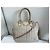 Miu Miu Matelasse borsa in pelle beige Gold hardware - vista 4