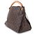 Borsa a Spalla Louis Vuitton Artsy MM Monogram Marrone Monogramma - vista 4
