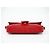 Fendi Mamma baguette in pelle Rosso - vista 3