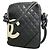 Borsa a tracolla Chanel Cambon in agnello Nero