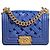 Chanel Boy Mini Borsa Pelle Blu