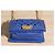 Chanel Boy Mini Borsa Pelle Blu - vista 4