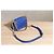 Chanel Boy Mini Borsa Pelle Blu - vista 5