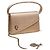 Pochette Guy Laroche in tessuto color champagne Beige