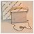 Pochette Guy Laroche in tessuto color champagne Beige - vista 2