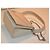 Pochette Guy Laroche in tessuto color champagne Beige - vista 4