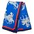 Hermès Sciarpa Hermes Carre 90 CARROUSEL Blu - vista 2