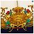 Hermès Hermes Carre 90 VOILES DE LUMIERE Sciarpa in seta Multicolore Blu navy - vista 8