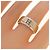 Ring Hermès Anello a fascia in argento 925 e oro giallo 18K Hermes - vista 5