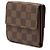 Louis Vuitton Damier Portefeuille Elise Bi-fold Wallet Marrone Damier ebene - vista 2