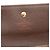 Louis Vuitton Damier Portefeuille Elise Bi-fold Wallet Marrone Damier ebene - vista 6
