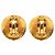 Orecchini a clip rotondi Chanel Coco Mark Vintage - vista 2