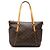 Borsa Tote Louis Vuitton Monogram Totally MM Marrone