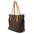 Borsa Tote Louis Vuitton Monogram Totally MM Marrone - vista 2