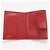 Cartera de piel de becerro roja de dos pliegues Prada - vista 3