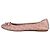 Louis Vuitton Pink Perforated Leather Flats - Größe 40 Gebraucht