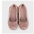 Louis Vuitton Pink Perforated Leather Flats - Größe 40 Gebraucht - Ansicht 2
