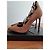 Décolleté in scamosciato con lacci Saint Laurent Beige - vista 5