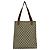 Borsa Tote Gucci Vintage Sherry Line GG Logo Marrone Rosso Verde - vista 3
