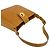 Céline Borsa a tracolla in pelle marrone Celine C Macadam Blazon Triomphe Logo - vista 4
