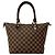 Borsa Louis Vuitton Saleya PM Damier Pattern Marrone - vista 3