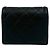 Cartera tríptico de piel caviar negro Chanel - vista 2
