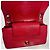 Chanel Classic Flap Bag Cuir Agneau Matelassé Rouge - vue 13
