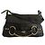 Gucci Borsa a tracolla Horsebit in pelle nera Nero D'oro