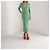 FTC Cashmere geripptes Midi-Kleid mit Knopfleiste - Grün - Ansicht 5