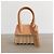 Jacquemus Le Chiquito Mini Borsa a Cestino Beige - vista 13
