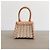 Jacquemus Le Chiquito Mini Borsa a Cestino Beige - vista 5